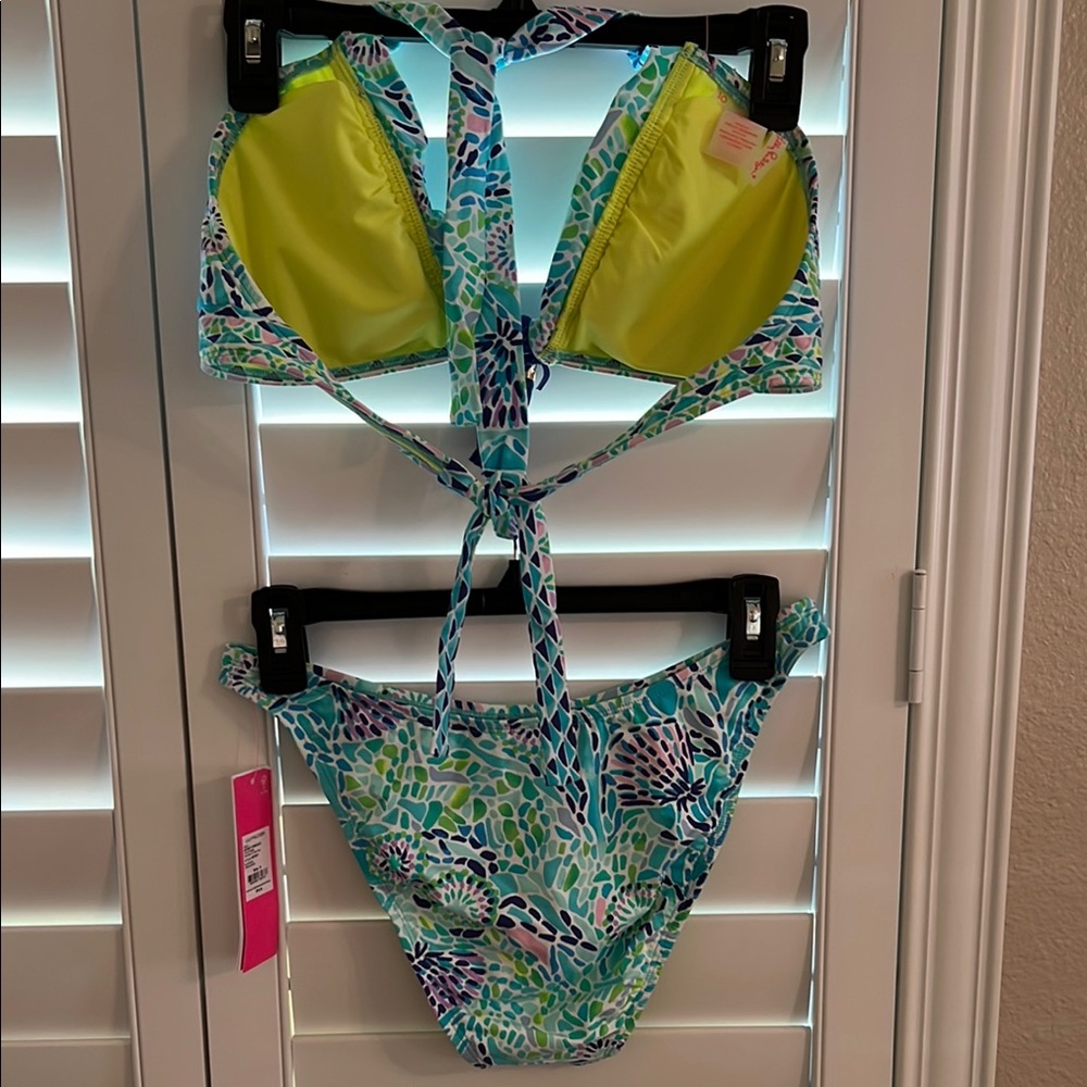 Lilly Pulitzer Bikini Set in Blue Ibiza Open Water - Picture 2 of 5